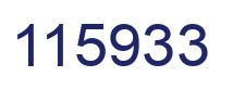 Número 115933 imagen azul