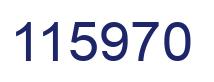 Number 115970 blue image
