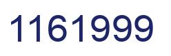 Number 1161999 blue image