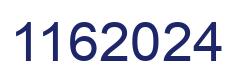 Number 1162024 blue image