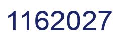 Number 1162027 blue image