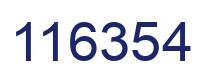 Número 116354 imagen azul