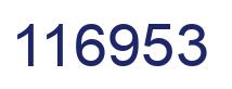Number 116953 blue image