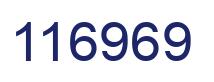 Number 116969 blue image