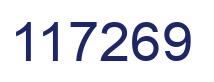 Número 117269 imagen azul