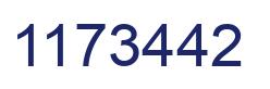 Número 1173442 imagen azul