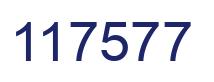 Número 117577 imagen azul