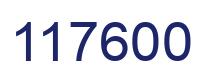Número 117600 imagen azul