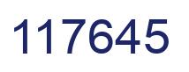 Número 117645 imagen azul