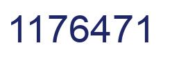 Número 1176471 imagen azul