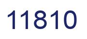 Number 11810 blue image