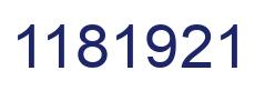 Number 1181921 blue image