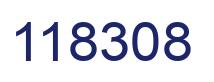 Number 118308 blue image
