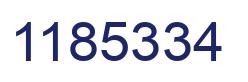Número 1185334 imagen azul