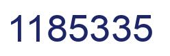 Número 1185335 imagen azul