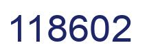 Number 118602 blue image
