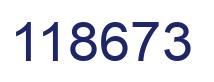 Number 118673 blue image