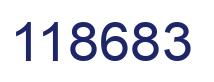 Number 118683 blue image