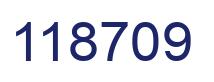 Number 118709 blue image
