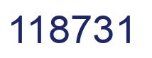 Número 118731 imagen azul