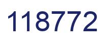 Number 118772 blue image