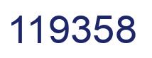 Number 119358 blue image