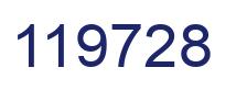 Número 119728 imagen azul