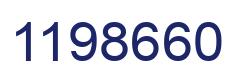 Número 1198660 imagen azul