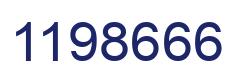 Number 1198666 blue image