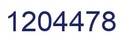 Número 1204478 imagen azul