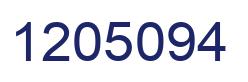 Number 1205094 blue image