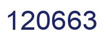 Número 120663 imagen azul