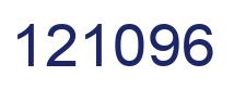 Number 121096 blue image