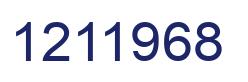 Number 1211968 blue image