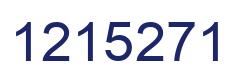 Número 1215271 imagen azul
