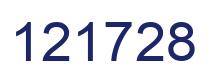 Número 121728 imagen azul