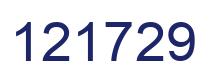 Número 121729 imagen azul