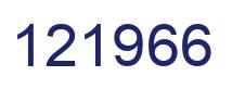 Number 121966 blue image