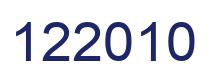 Number 122010 blue image