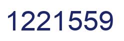 Número 1221559 imagen azul