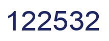 Número 122532 imagen azul