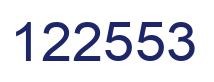 Número 122553 imagen azul
