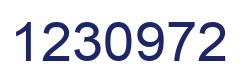 Número 1230972 imagen azul