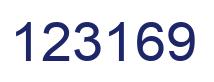 Número 123169 imagen azul