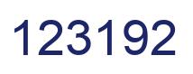Número 123192 imagen azul