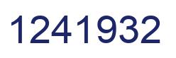 Número 1241932 imagen azul