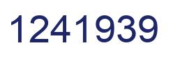 Número 1241939 imagen azul