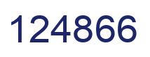 Número 124866 imagen azul