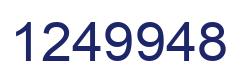 Número 1249948 imagen azul