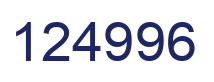 Número 124996 imagen azul